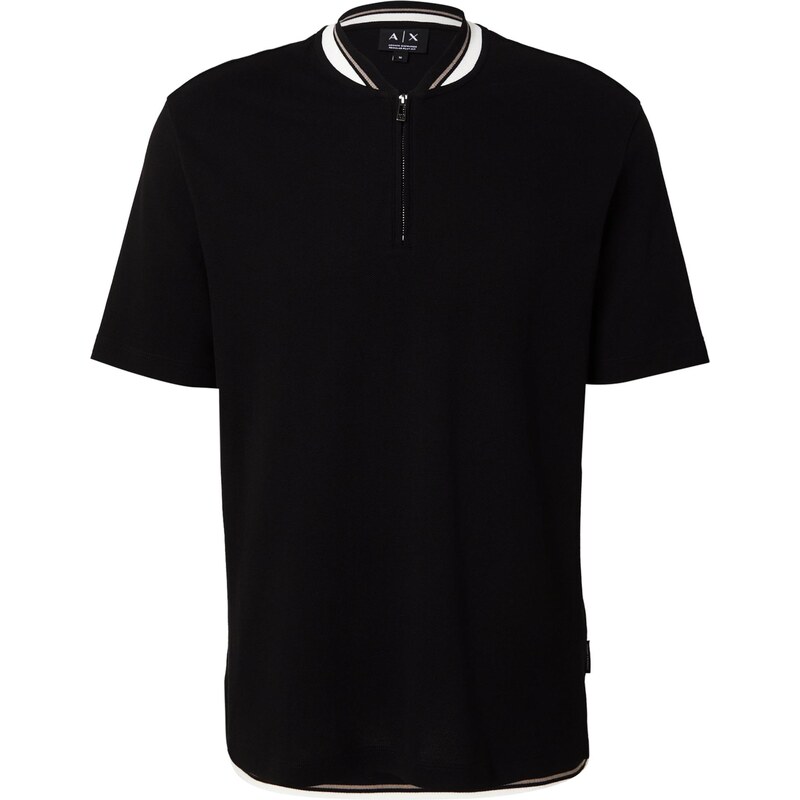 ARMANI EXCHANGE Tričko hnedá / čierna / biela 66203393