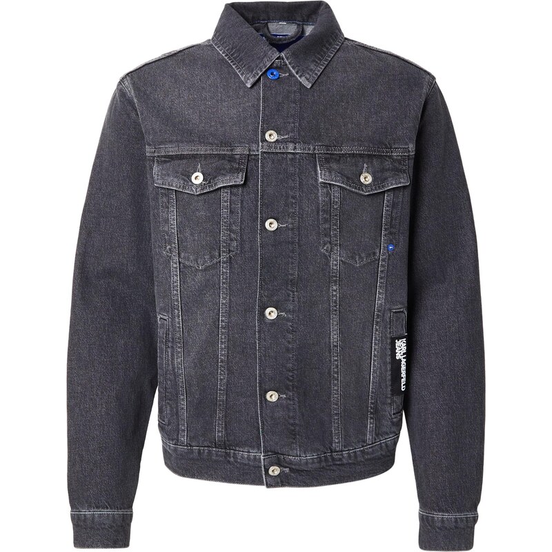 KARL LAGERFELD JEANS Prechodná bunda tmavosivá 66204375
