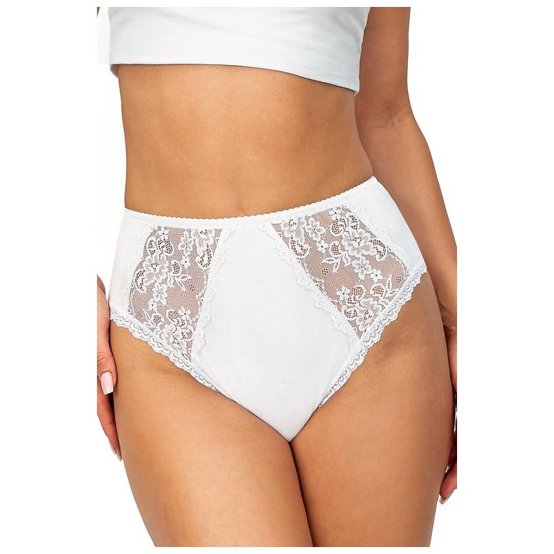 Donna Nohavičky s čipkou 246 biele 66208269