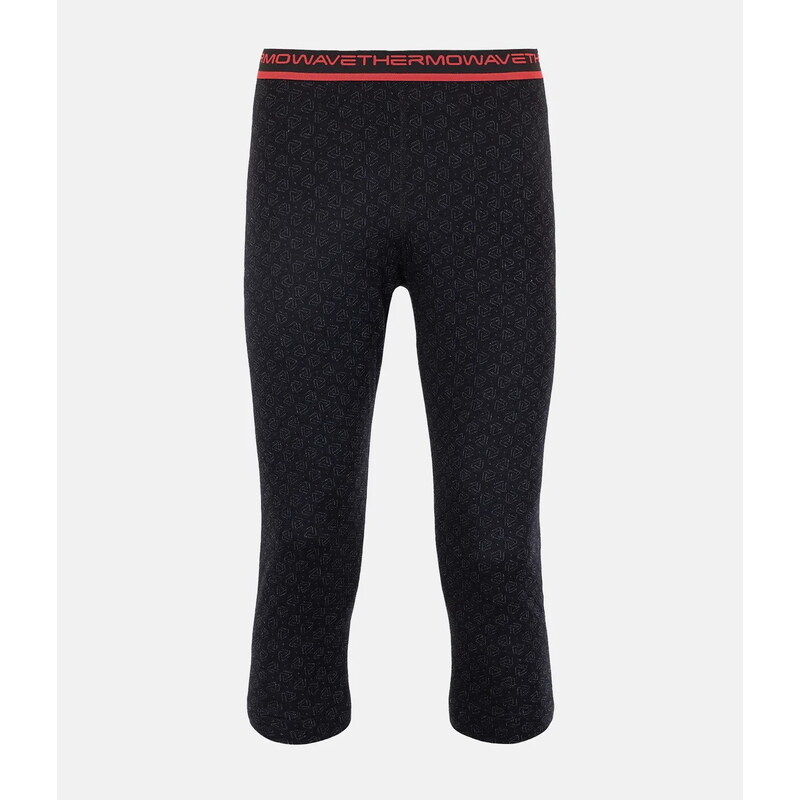 Thermoware Pánske funkčné 3/4 spodky Merino XTREME Thermowave čierna 66530219