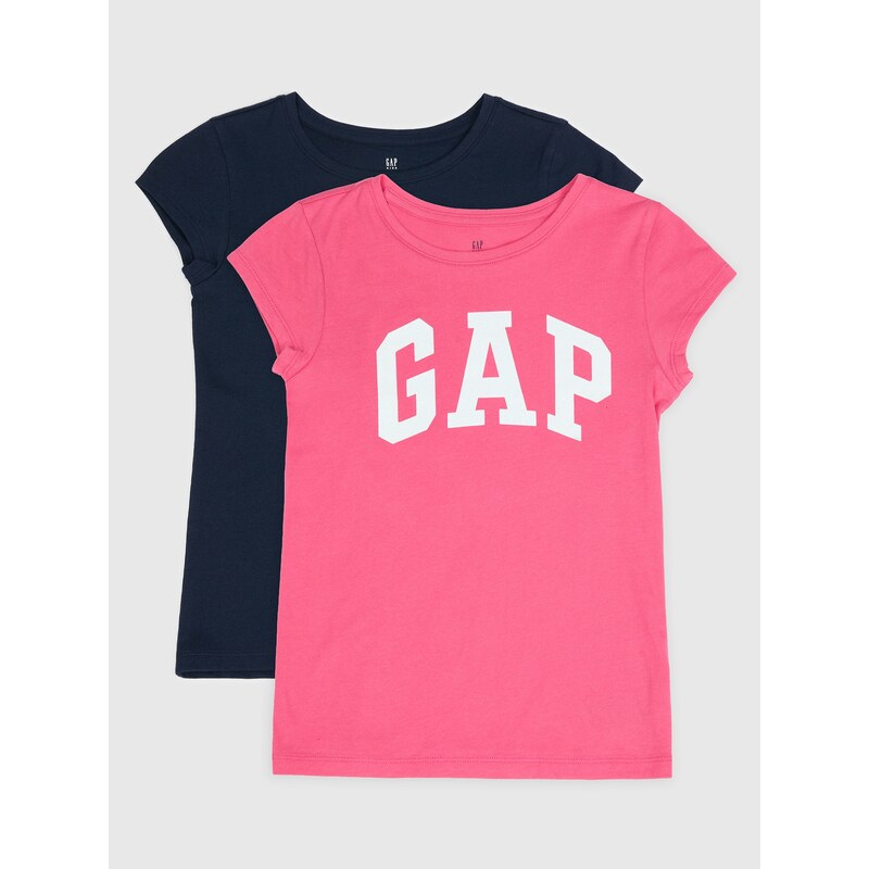 E-shop GAP Childrens T-shirt with logo, 2 pcs - Girls