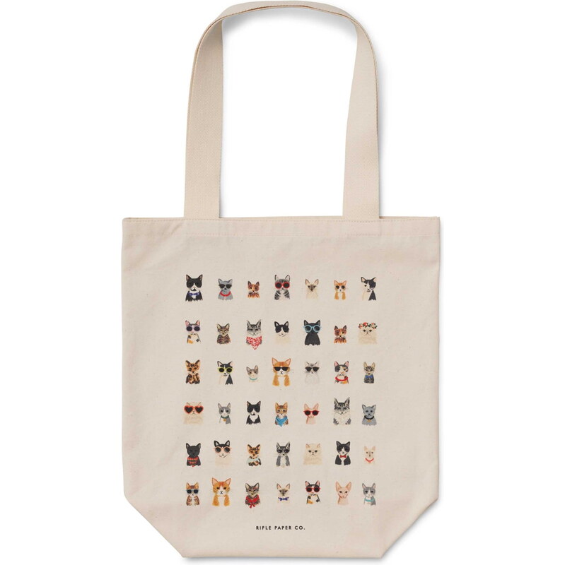Rifle Paper Co. Plátená taška Tote Cool Cats 66209142