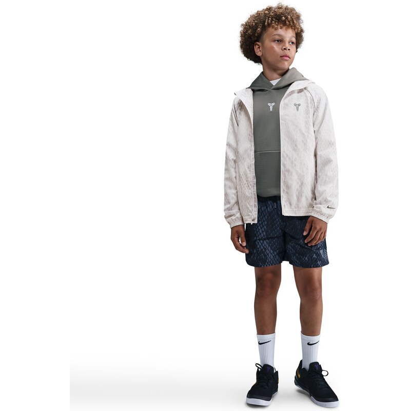 Nike Kobe Big Kids Lightweight Woven Jacket White - Detské - Bunda 66361429