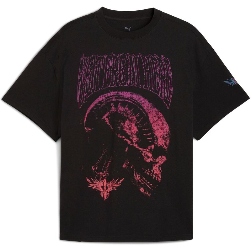 Puma LaMelo World Tour-nament Tee - Pánske - Tričko Puma - Čierne - 66361455