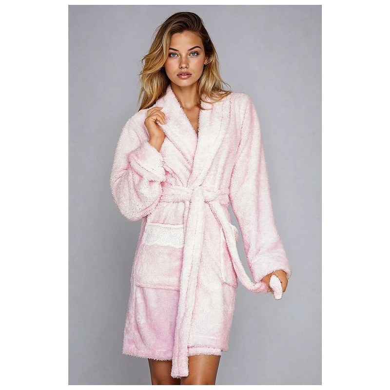 Kalimo Dámsky hrejivý župan Paleo svetloružový 35502052