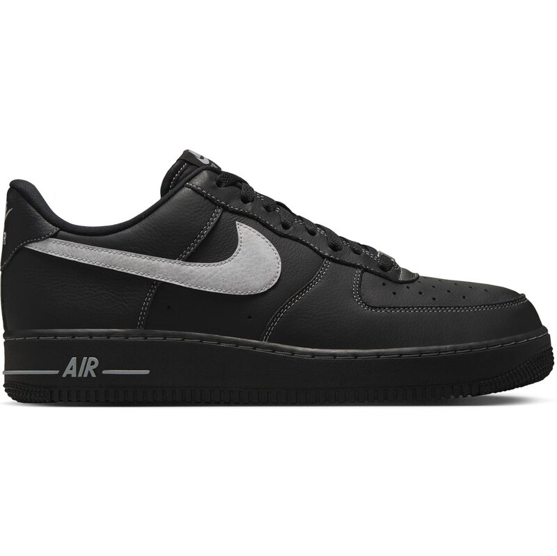 Nike Air Force 1 07 LV8 Black Grey - Pánske - Tenisky Nike - Čierne - 66361483