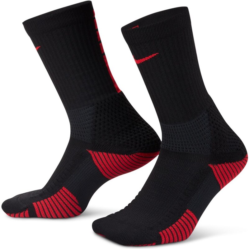 Nike Elite 2.0 Cushioned Crew Socks Black University Red - Unisex - 66361490