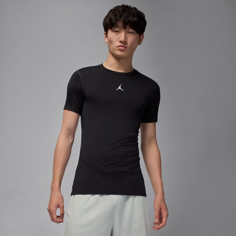 Jordan Sport Dri-FIT Short-Sleeve Base Layer Top Black - Pánske - 66361506