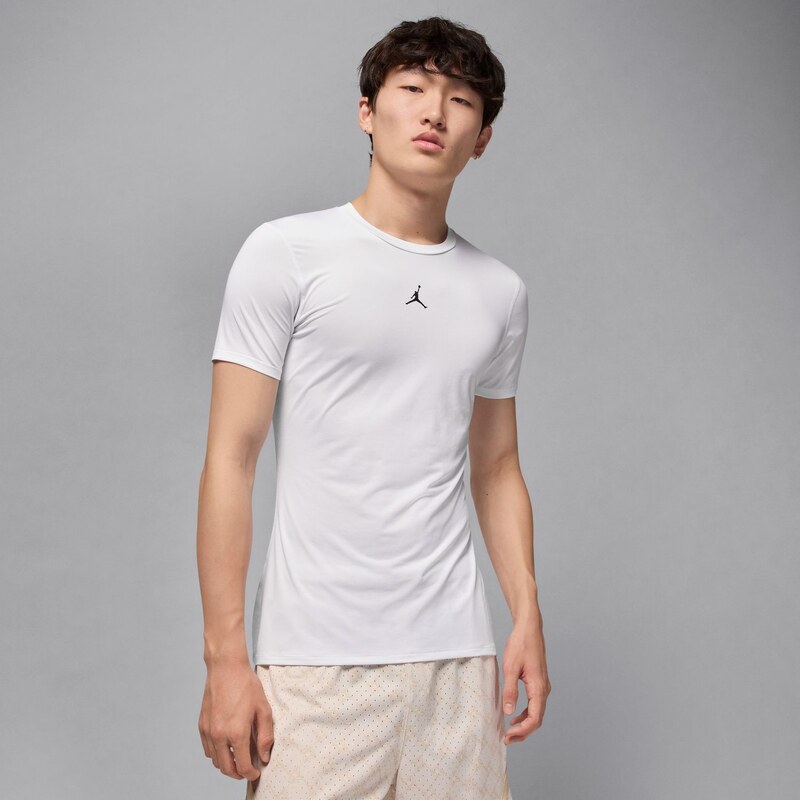 Jordan Sport Dri-FIT Short-Sleeve Base Layer Top White - Pánske - 66361507
