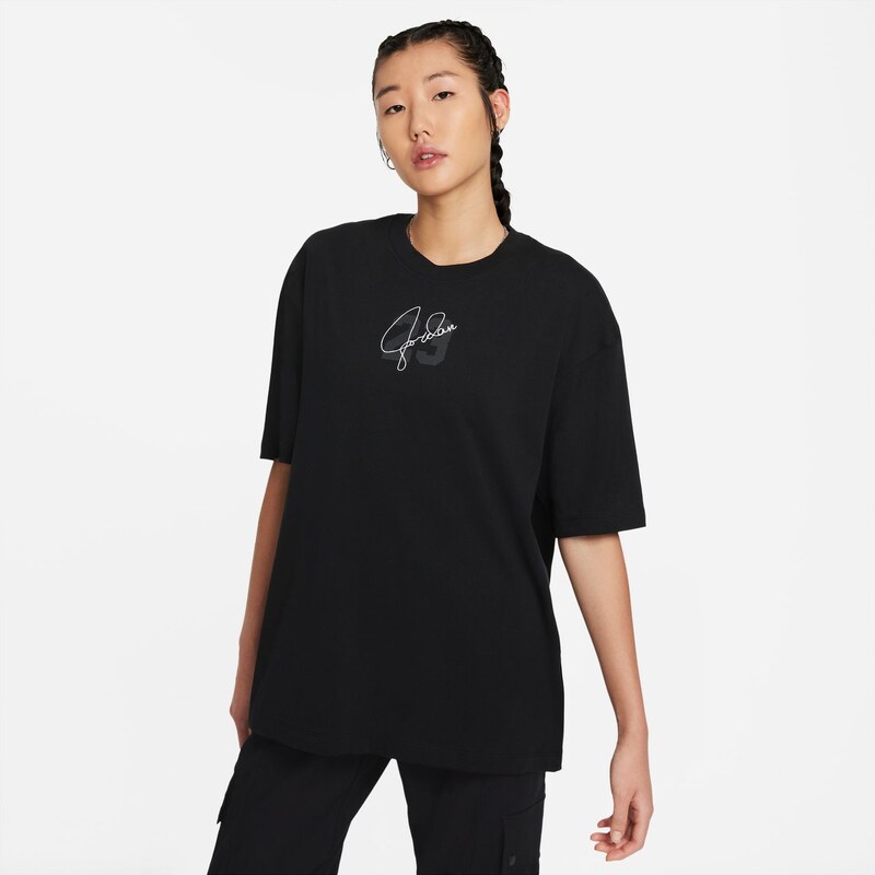 Jordan Essentials Wmns Short-Sleeve Graphic Tee Black - Dámske - 66361623