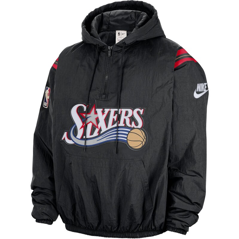 Nike Therma-FIT NBA Philadelphia 76ers Hardwood Clasics 1/2-Zip Hoodie 66361924