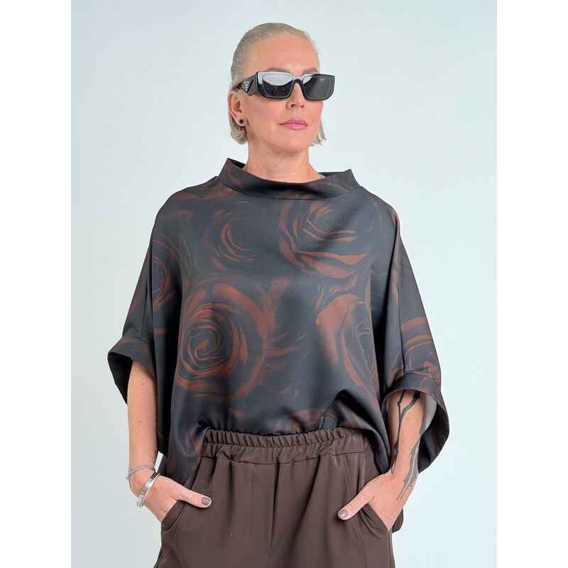 Miss City Official Hnedá tunika ROSE 66211399