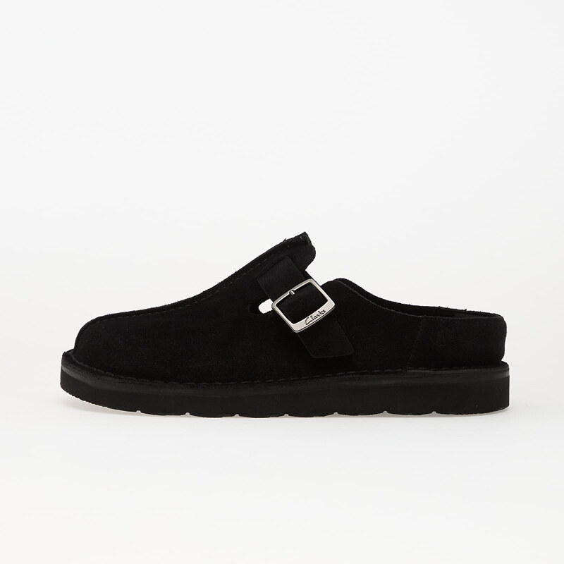 Clarks Solsbury Mule Black Suede 66211430