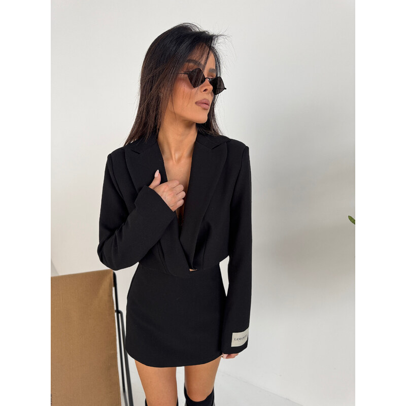 LaManuel Dámsky čierny skort SWAY 66211568