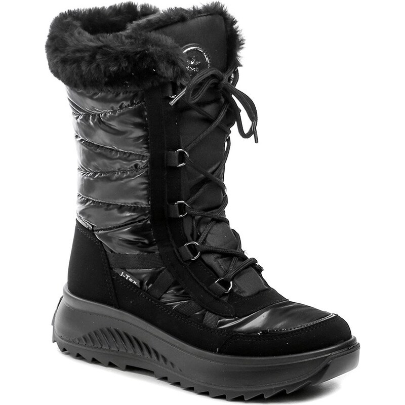 Jacalu A2841z61 čierne dámske zimné topánky 66211714