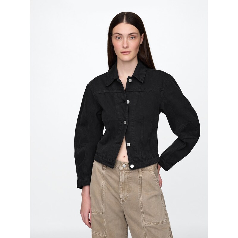 GAP Dámska Džínsová crop bunda 714002-03 66266312