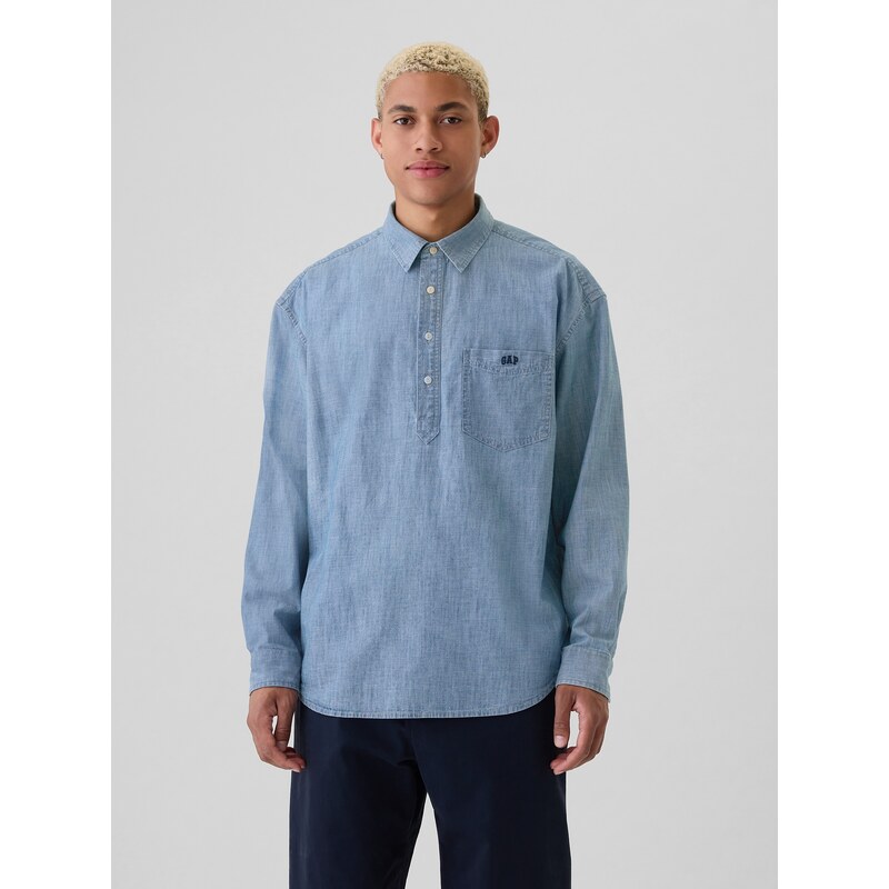 GAP Pánska Chambray košeľa s logom 543170-00 66266824