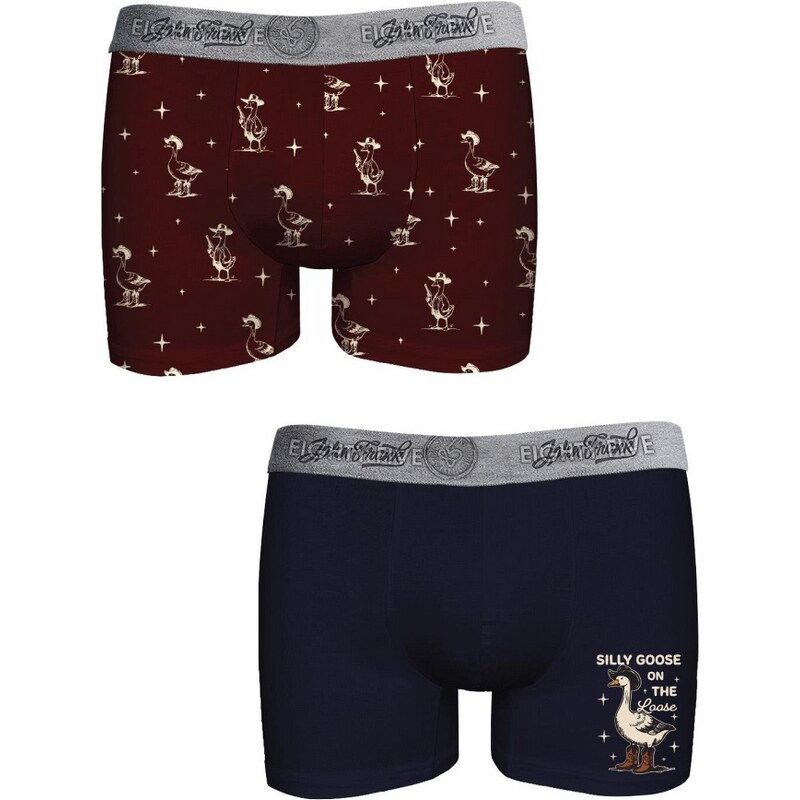 Pánske boxerky John Frank JF2BEF42 2PACK 66261096
