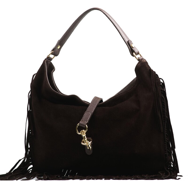 Blaire Kožená kabelka Gerda tmavo hnedá 66212320