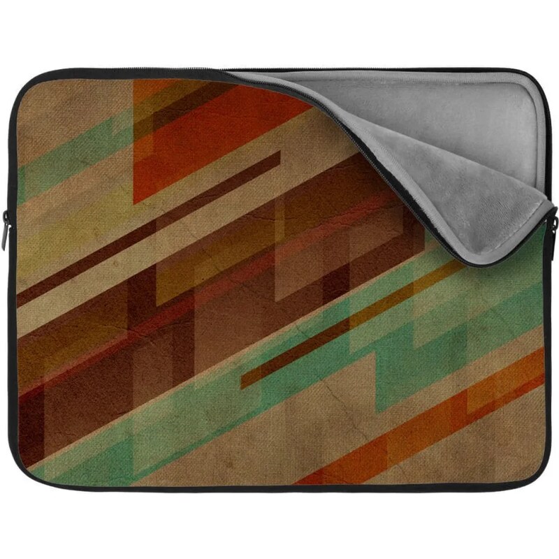 Sablio Obal na notebook Hnedá abstrakcia 65426581