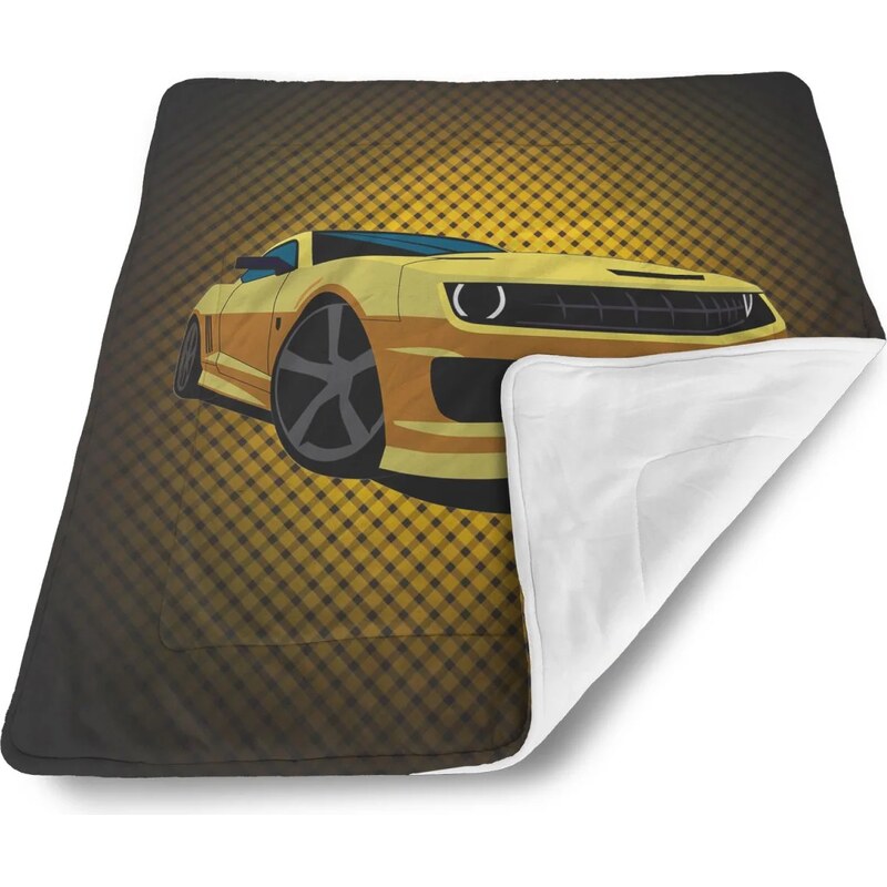 Sablio Deka pre bábätko Chevrolet Camaro Žltá mriežka 62633590