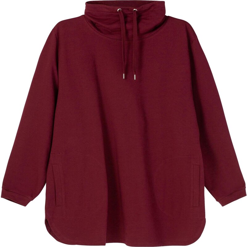 SHEEGO Mikina vínovo červená 66222084