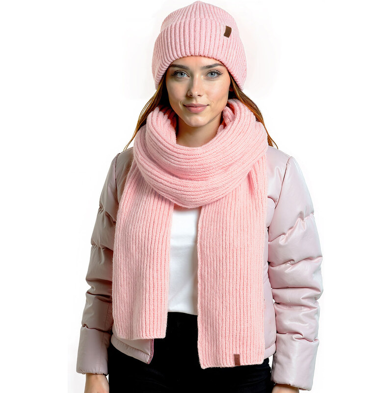 Komplet čiapky a šálu Vivisence 70113Kmpl Merino 66230090