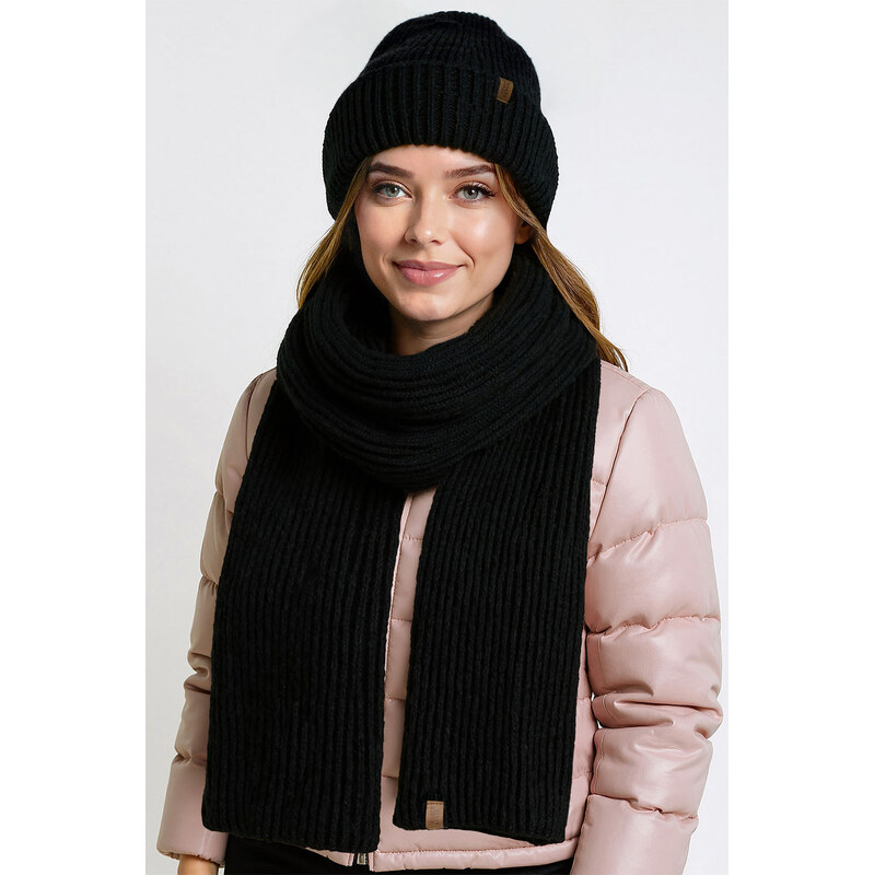 Komplet čiapky a šálu Vivisence 70113Kmpl Merino 66230090