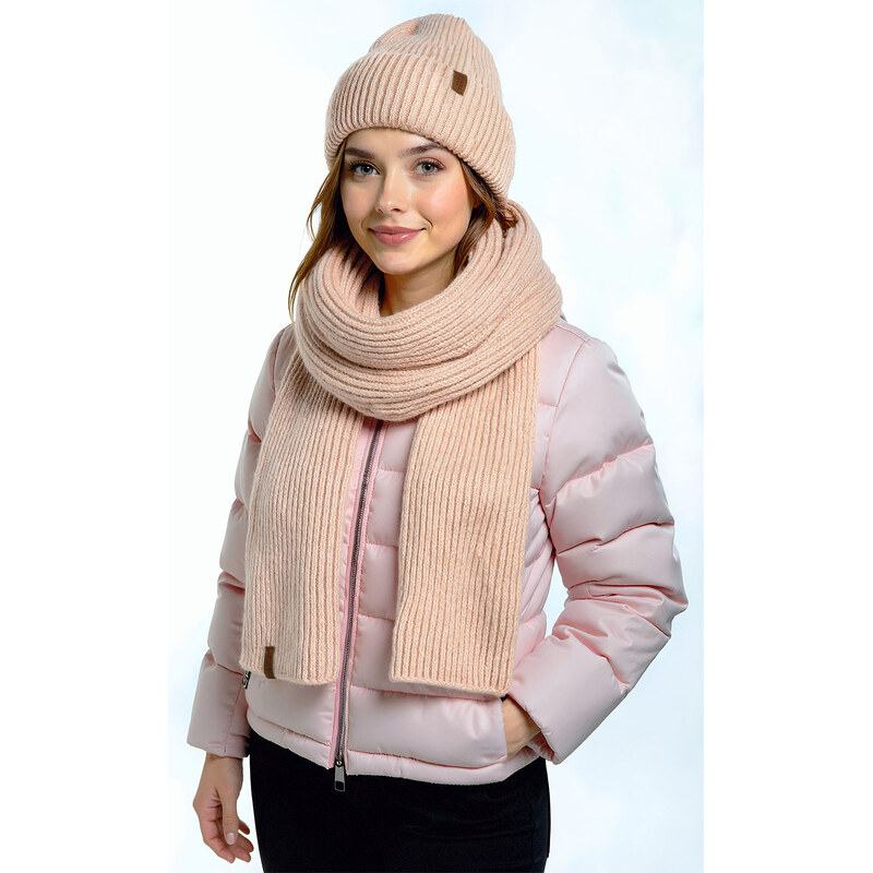 Komplet čiapky a šálu Vivisence 70113Kmpl Merino 67040078