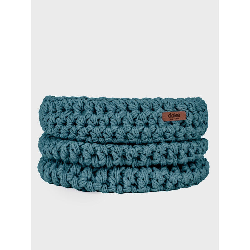 DOKE Merino háčkovaný nákrčník Aqua 66216521