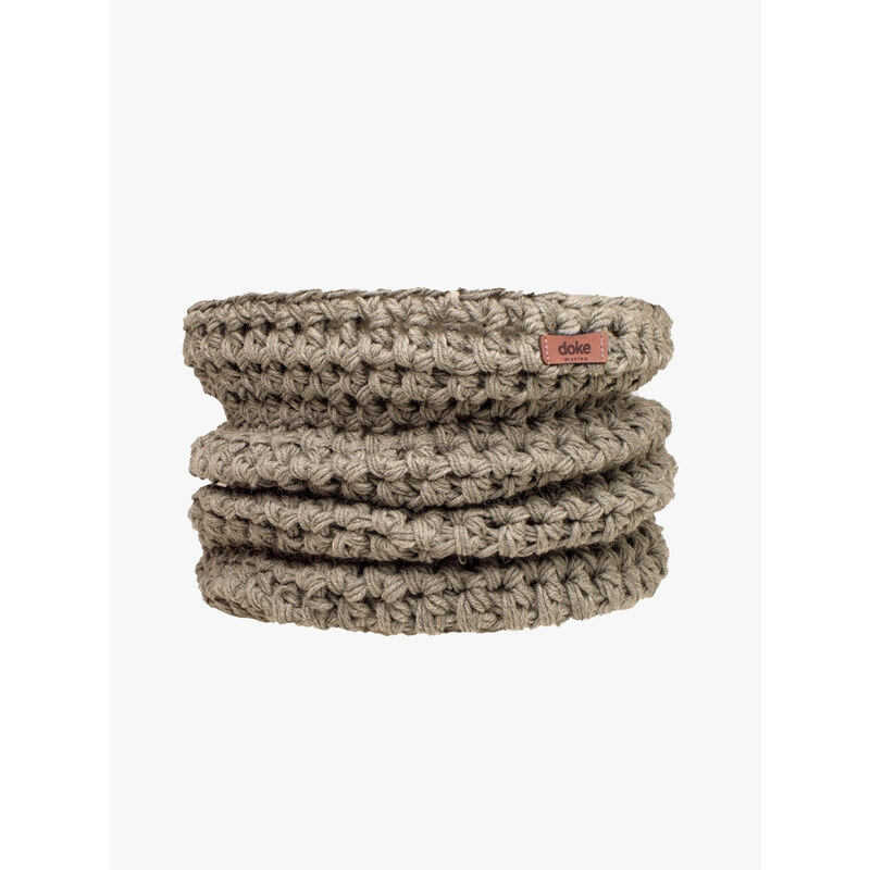 DOKE Merino háčkovaný nákrčník Creme 60633962