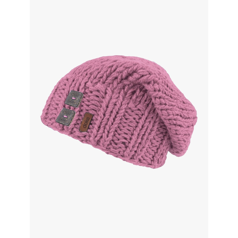 DOKE Detská pletená čiapka B lilac 66216530