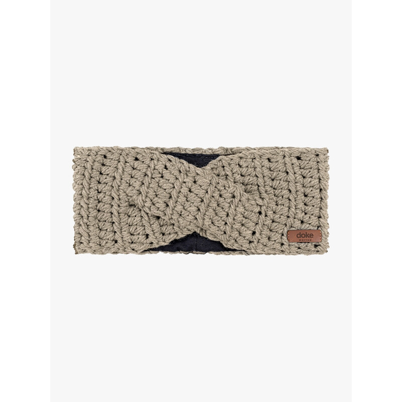 DOKE Merino háčkovaná čelenka sue creme 66216520