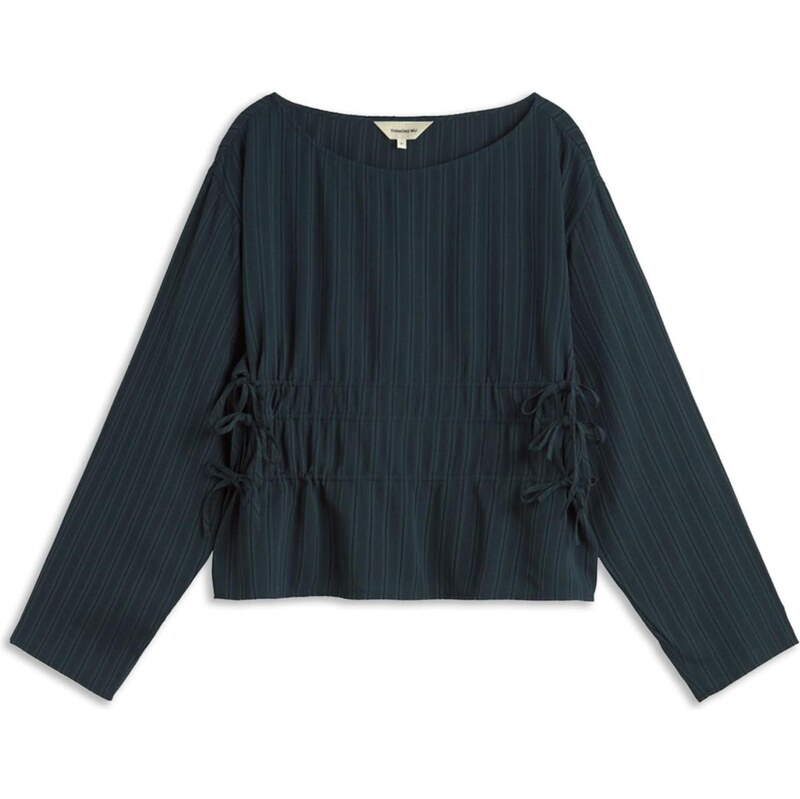 Thinking MU Blúzka Devin tmavomodrá / petrolejová 66222323