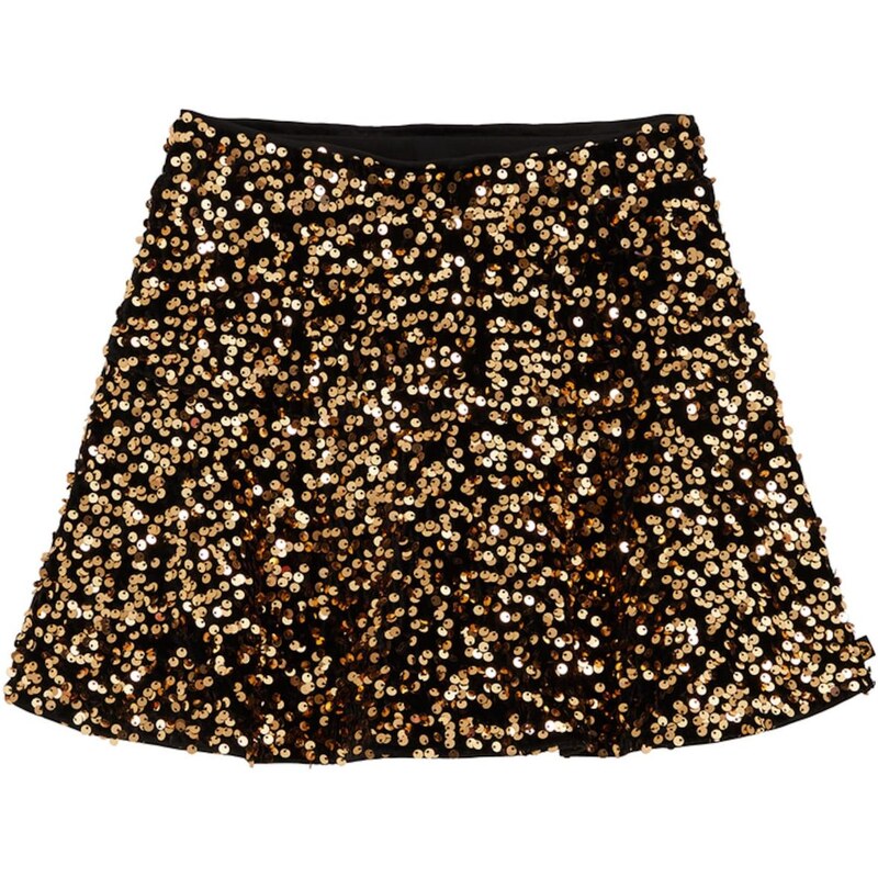 WE Fashion Sukňa zlatá / čierna 66222336