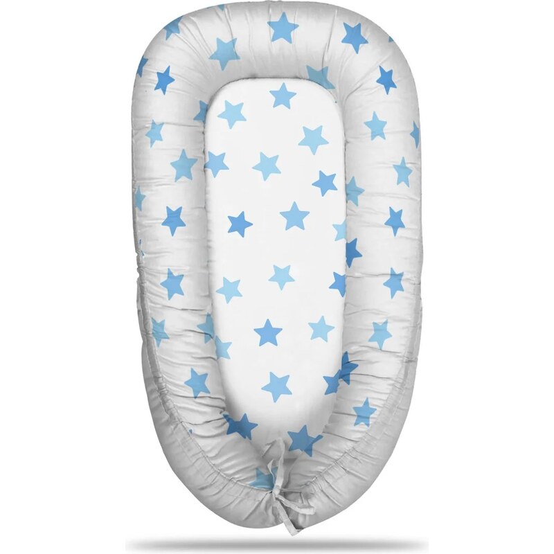 Sablio Hniezdočko pre bábätko Modré hviezdy na biele 65114120