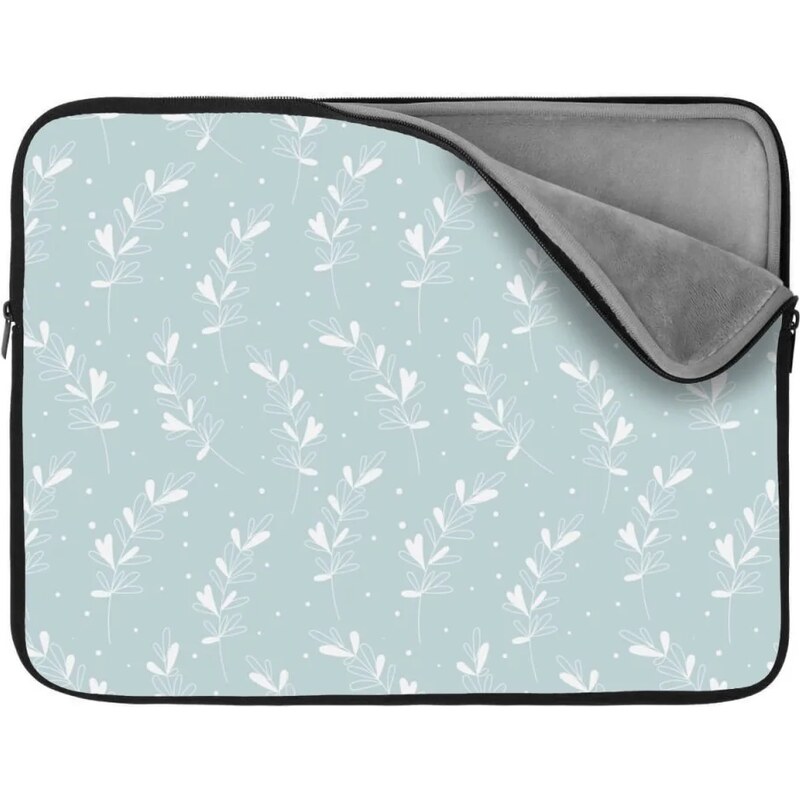 Sablio Obal na notebook Biele lístky 65430250