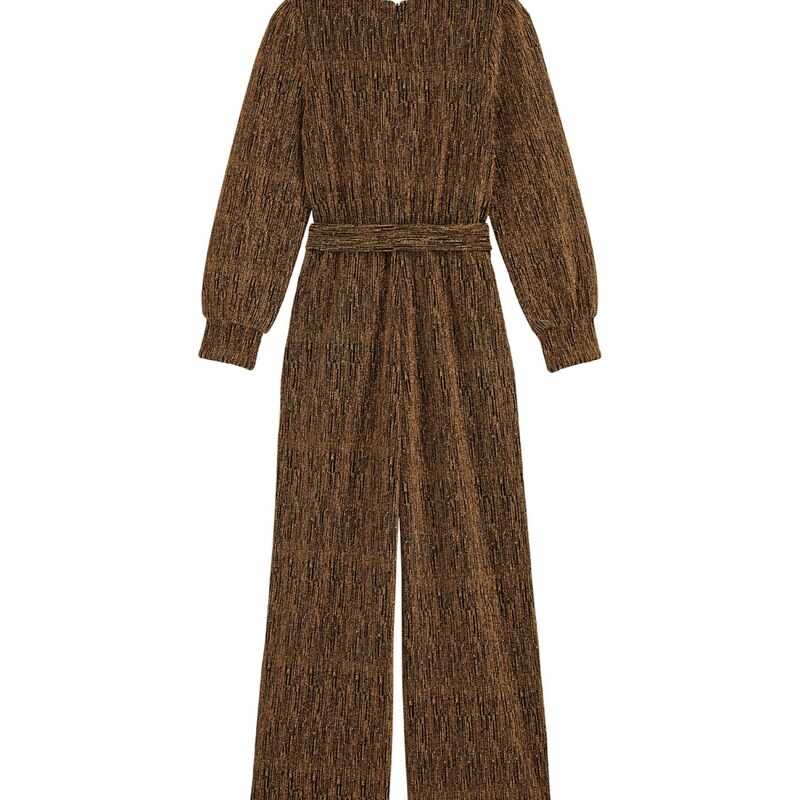 WE Fashion Overal zlatá / čierna 66222353