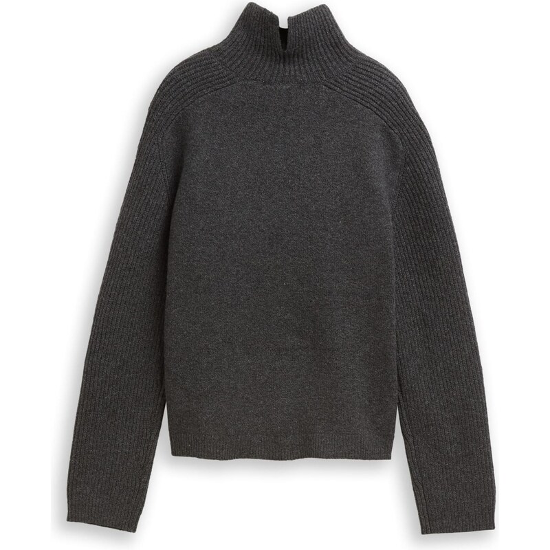 TOM TAILOR DENIM Sveter tmavosivá 66222375