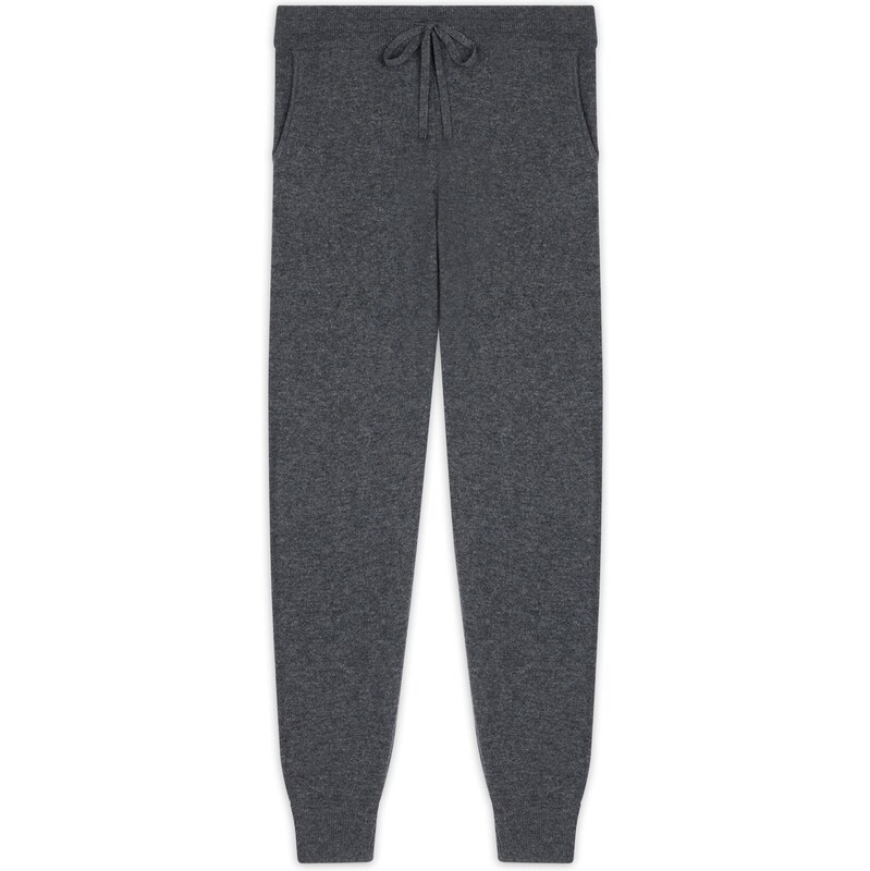 JUST CASHMERE Nohavice sivá melírovaná 66222437