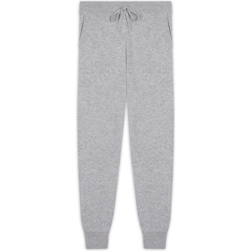 JUST CASHMERE Nohavice sivá melírovaná 66222439