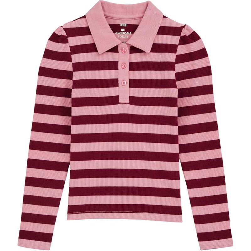 WE Fashion Tričko svetloružová / burgundská 66222489