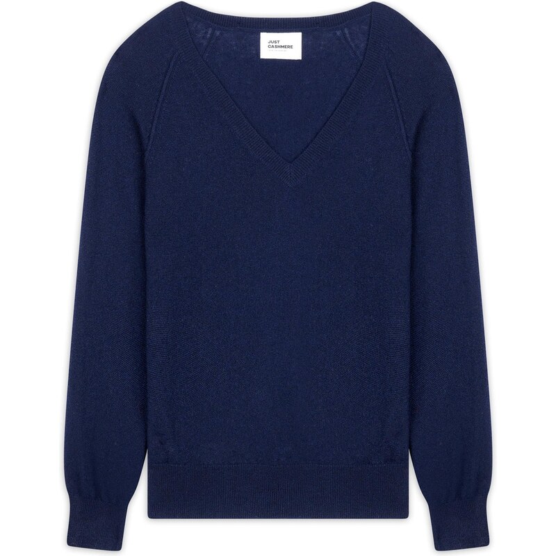 JUST CASHMERE Sveter Phoebe námornícka modrá 66222528