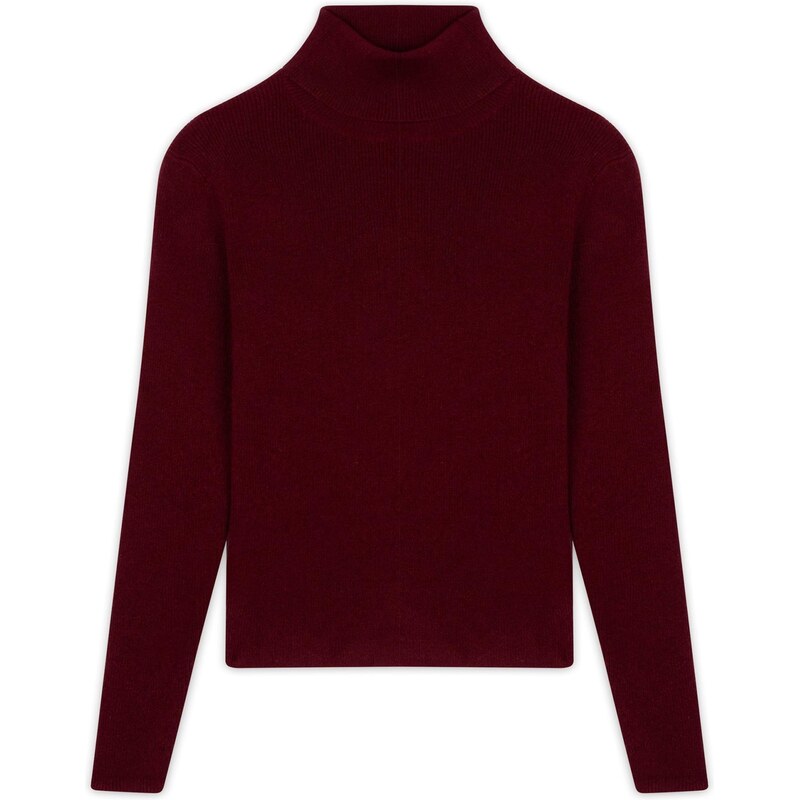 JUST CASHMERE Sveter Lanais bordová 66222529