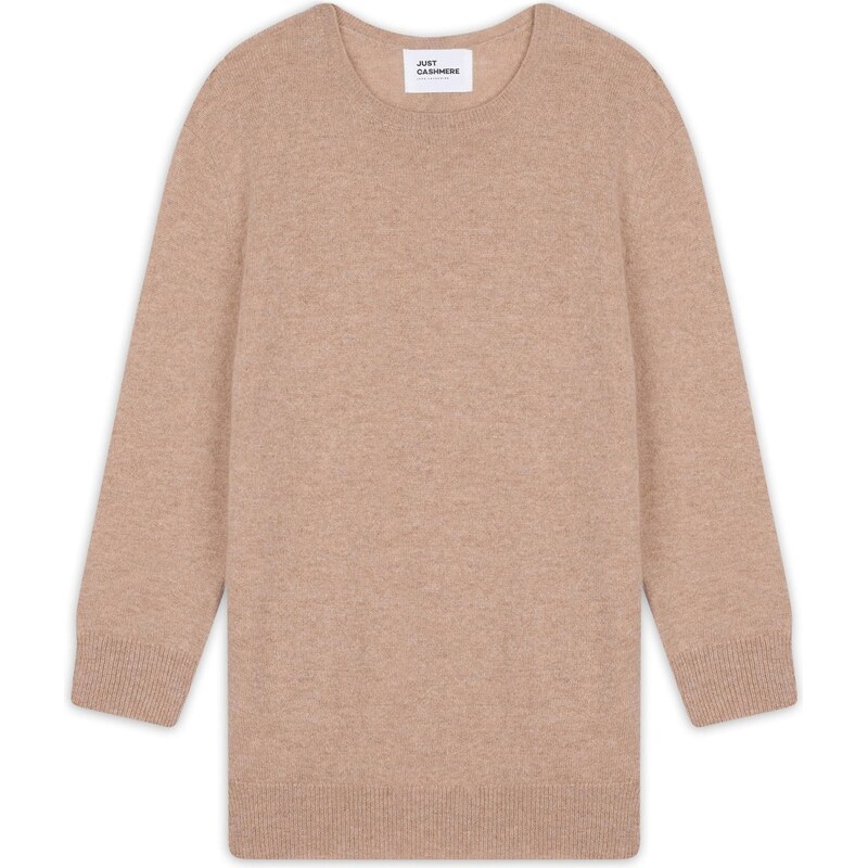 JUST CASHMERE Sveter Janice mokka 66222549