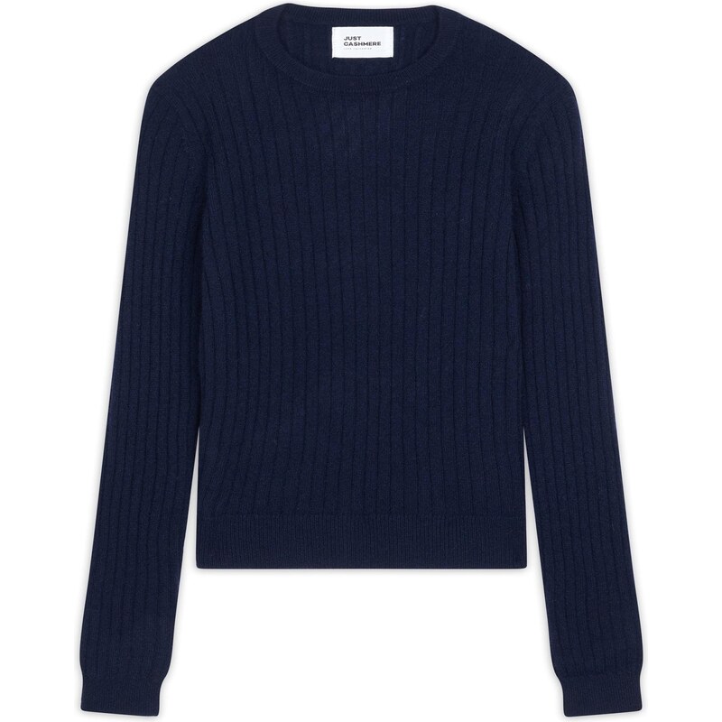 JUST CASHMERE Sveter Avana námornícka modrá 66222551