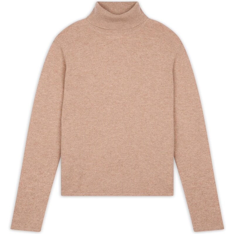 JUST CASHMERE Sveter Ava farba ťavej srsti 66222542