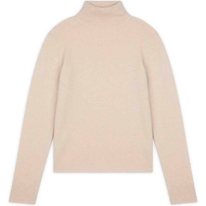 JUST CASHMERE Sveter Ava piesková 66222554