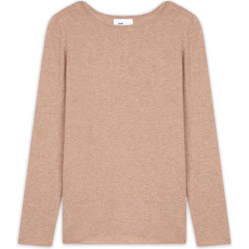 JUST CASHMERE Sveter Grace farba ťavej srsti 66222556