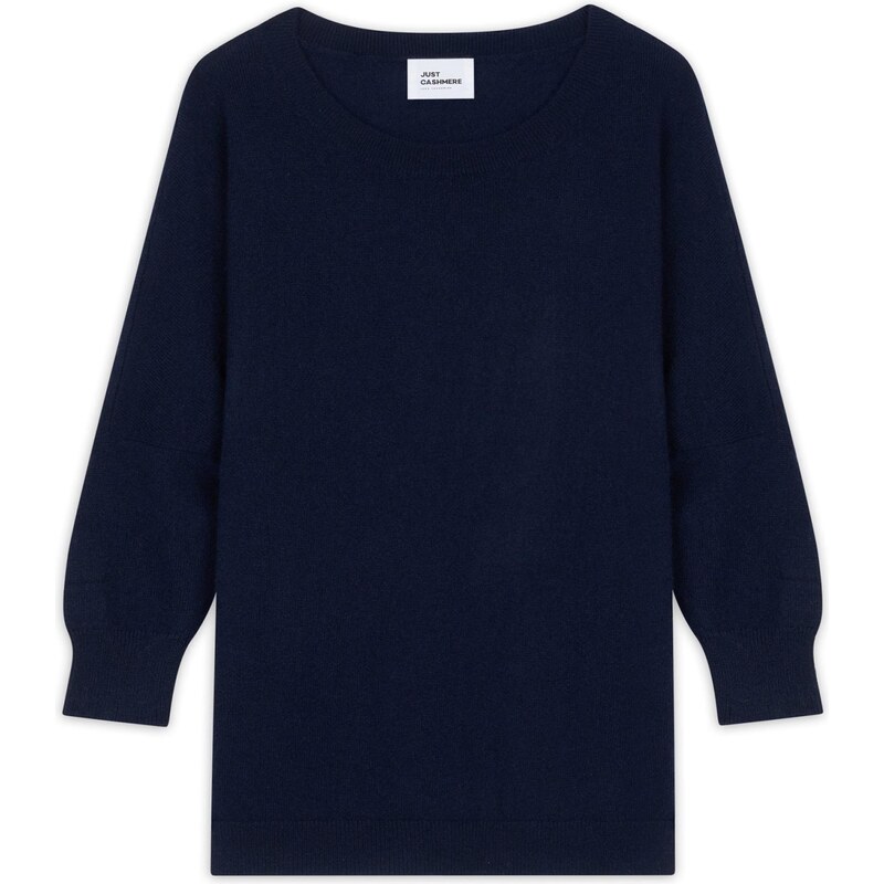 JUST CASHMERE Sveter Rebecca námornícka modrá 66222562